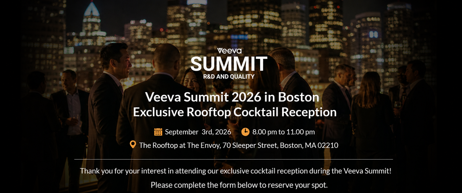Veeva Summit 2026 Boston Text Overlay