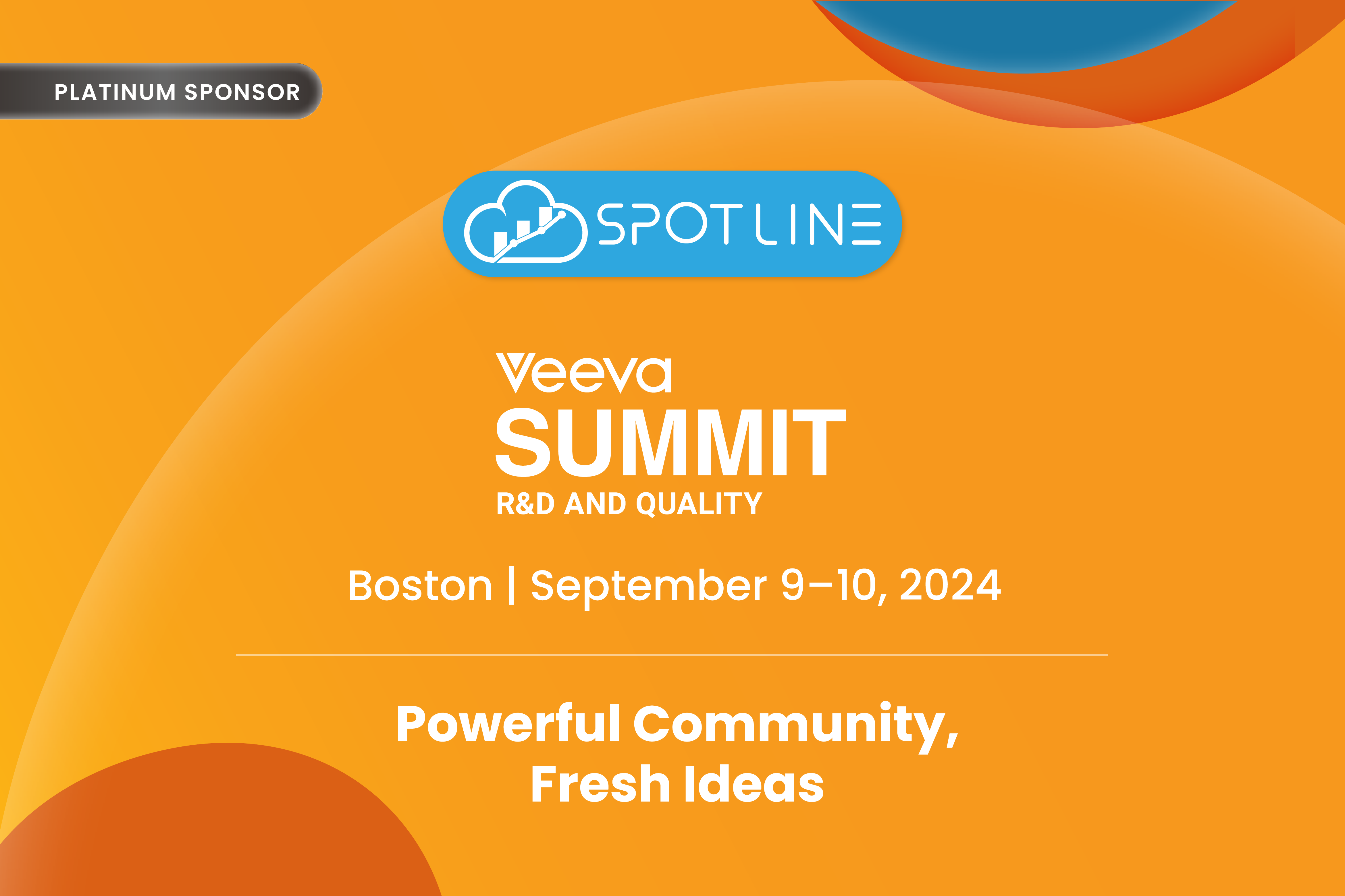 Spotline Platinum Sponsor of Veeva R&D and Quality Summit 2024